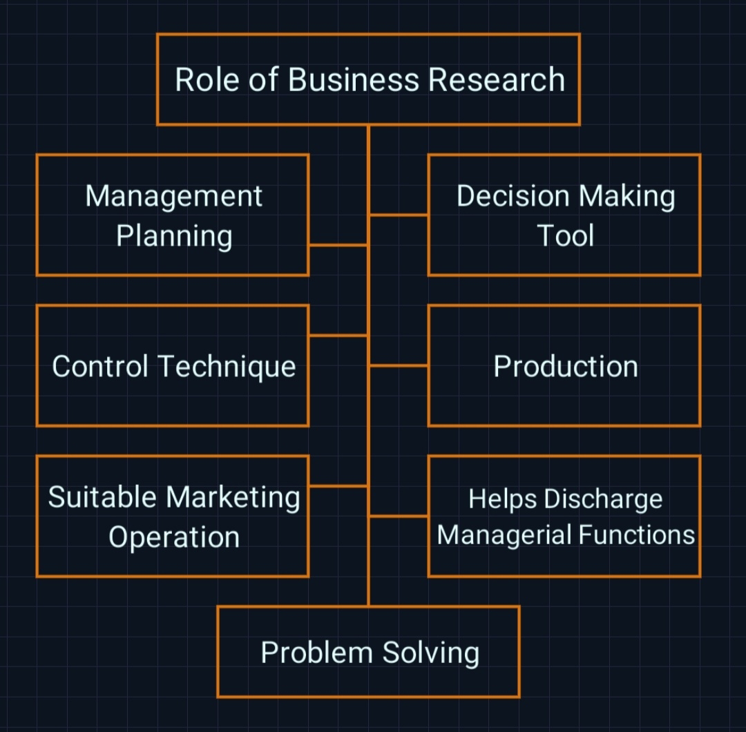 role of business research ppt