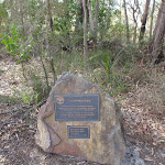 Plaque at picnic area (179679)