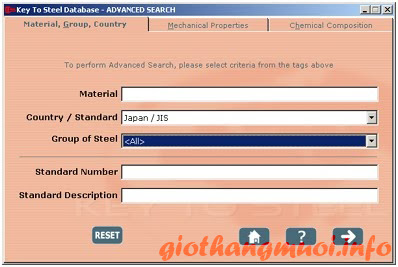 Phần mềm tra cứu tất tần tật về thép trên thế giới Kts05