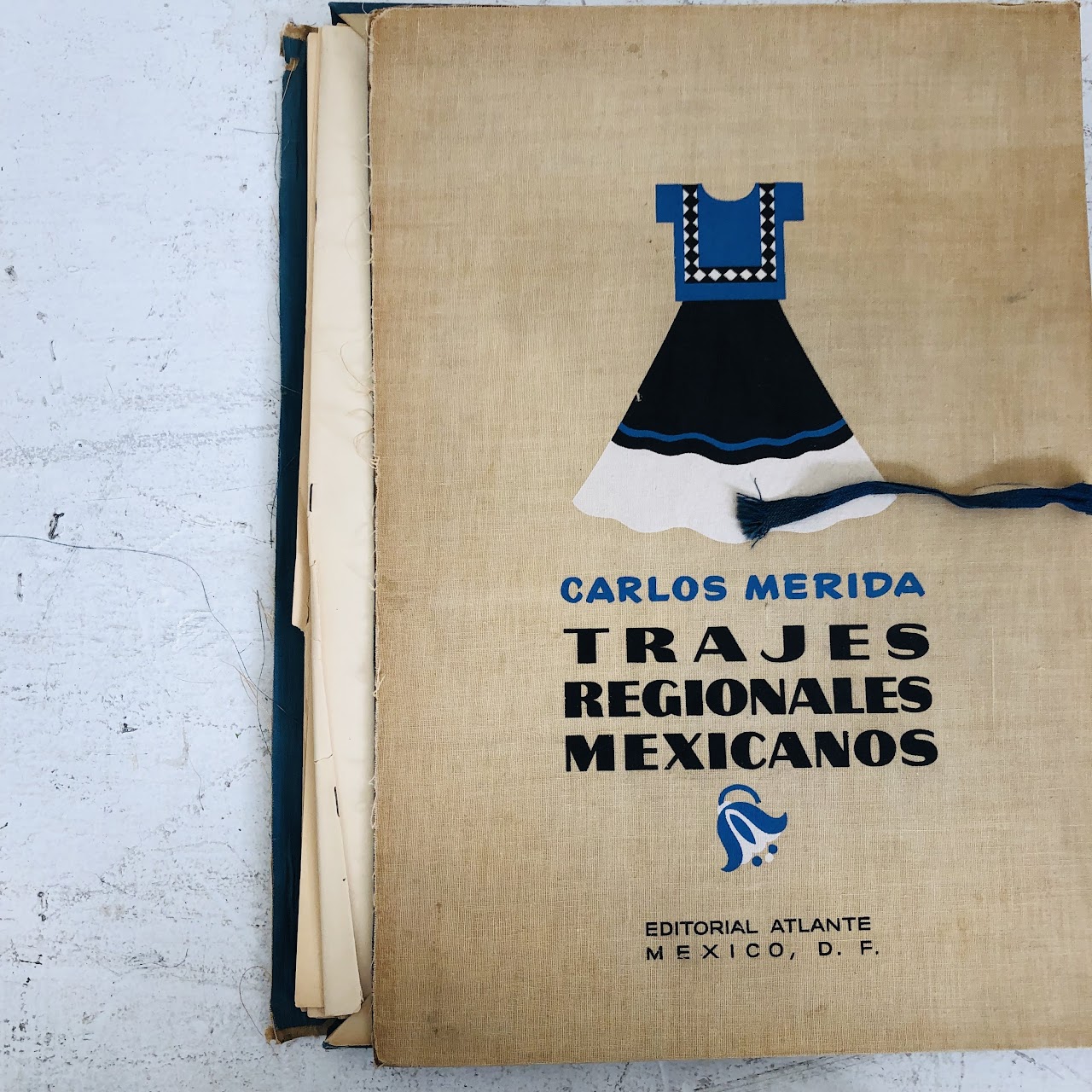 Carlos Merida Signed "Trajes Regionales Mexicanos" 25 Lithograph Portfolio