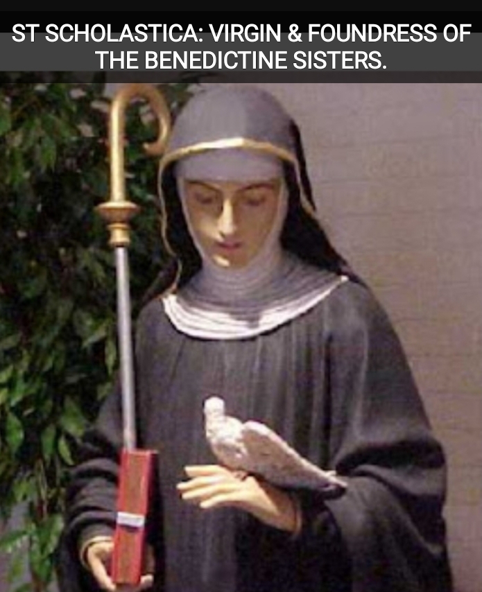 St. Scholastica's Feast Day – February 10th – Benedictine Sisters