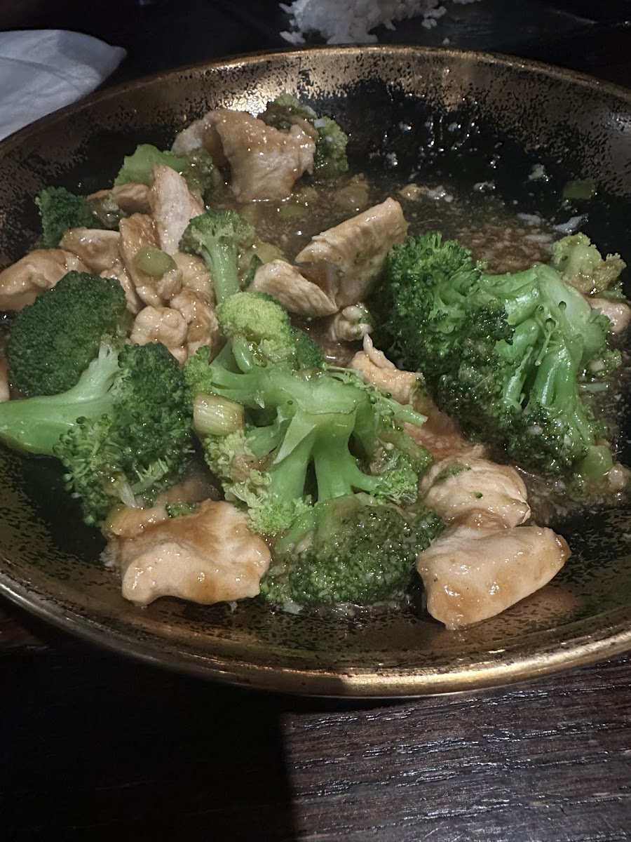 Chicken with broccoli