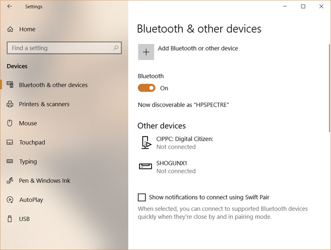 Bluetooth, подключение, Windows 10