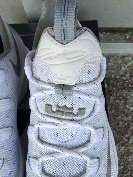 First Look at Nike LeBron 13 Low in White and Silver