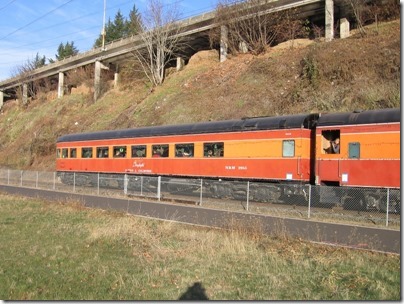 IMG_1083 Northwest Rail Museum Daylight Observation Car #2955 James J. Gilmore in Portland, Oregon on December 11, 2009