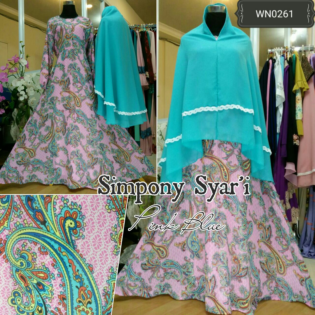 Jual Baju Muslim Lebaran Modern Starla Set Muslimodis 