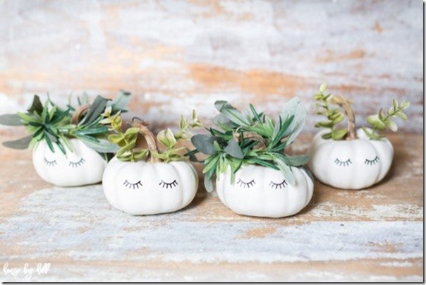 DIY Decorazione autunnale con zucche