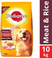 Pedigree Adult Meat Rice - 10 kg