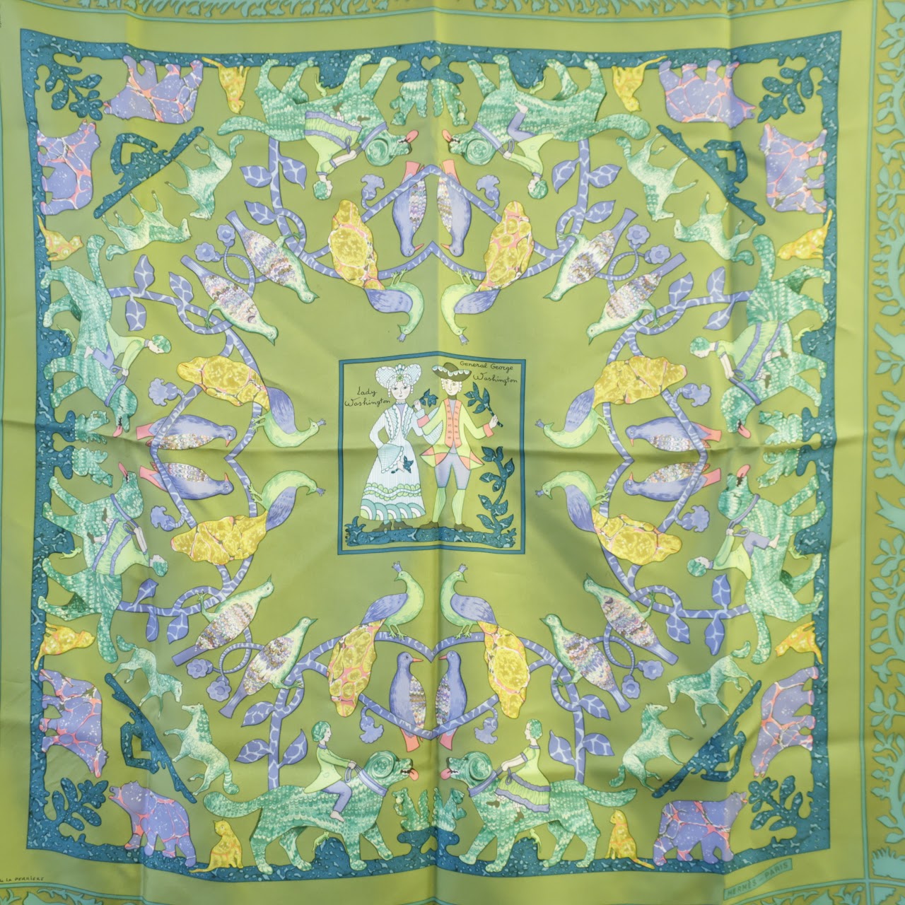 Hermès George & Martha Washington Scarf