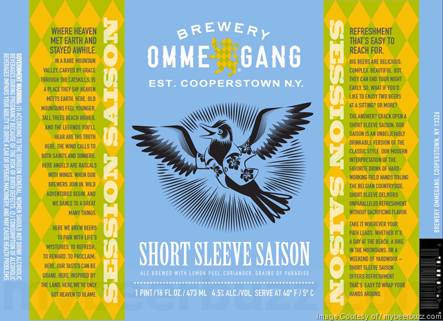 Ommegang Adding Short Sleeve Saison 16oz Cans