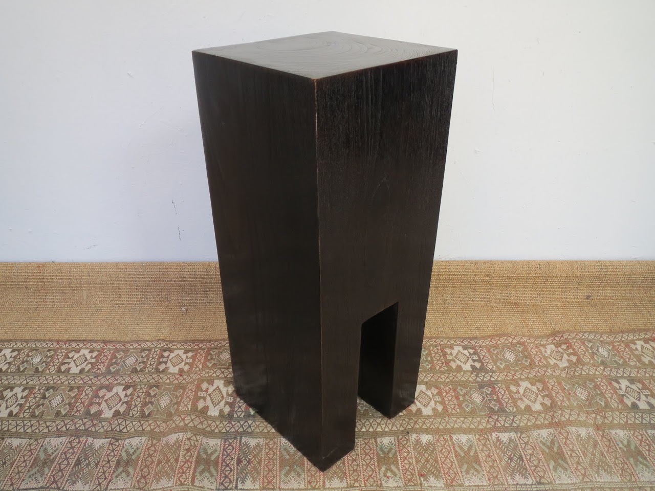 Solid Wooden Side Table (Dark)