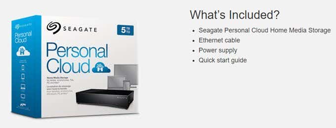 nube personal de seagate