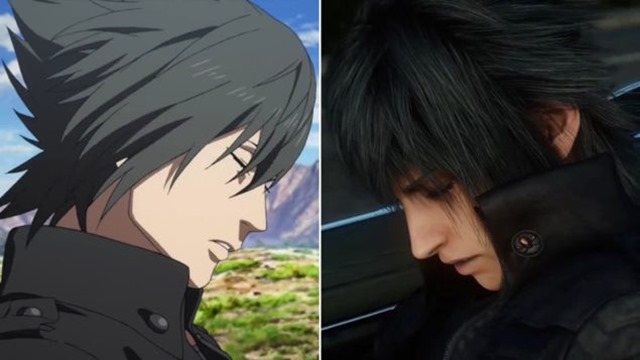 final fantasy 15 anime game comparison 01