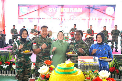 Kodam XVII/Cenderawasih Gelar Upacara Dan Syukuran Hari Juang TNI Angkatan Darat Ke-77 Tahun 2022