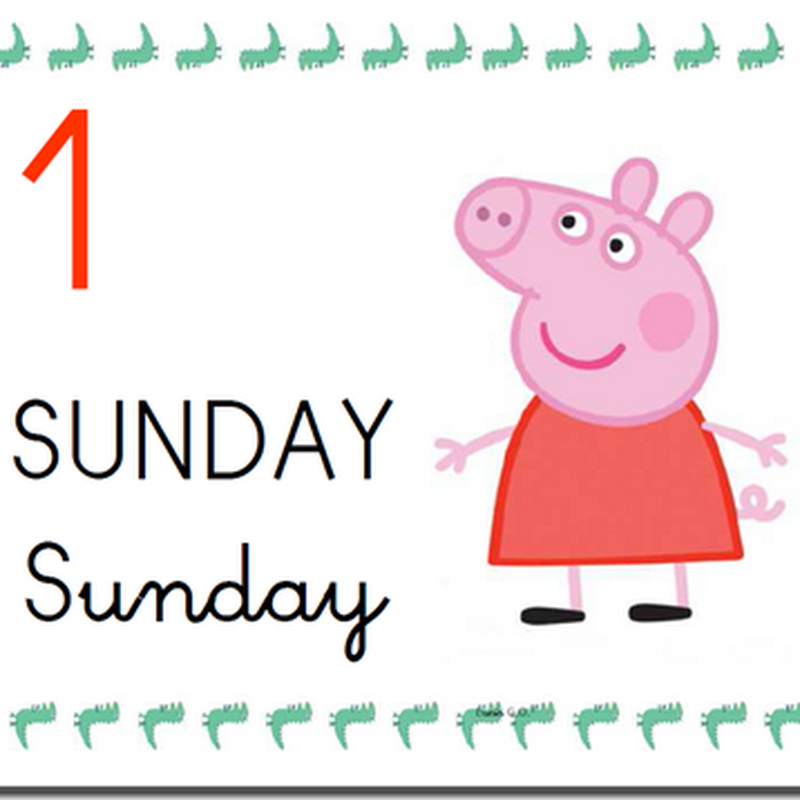 días de la semana en en Inglés con Peppa Pig