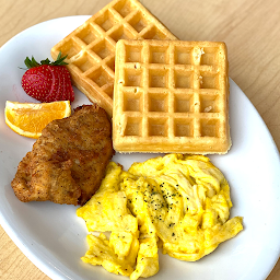 Waffle Chicken Egg 