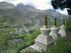 blick auf keylong von der kardang monastery