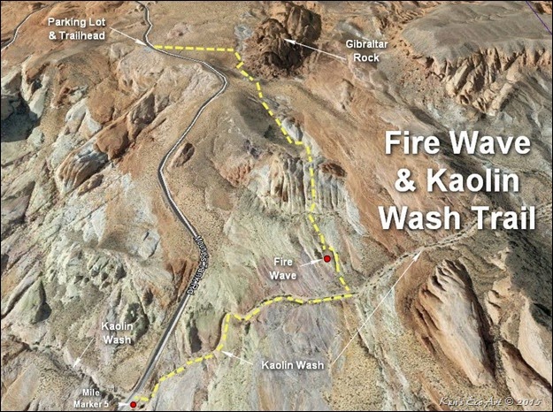 Fire Wave Hike Trail Fire Wave Hike Trail