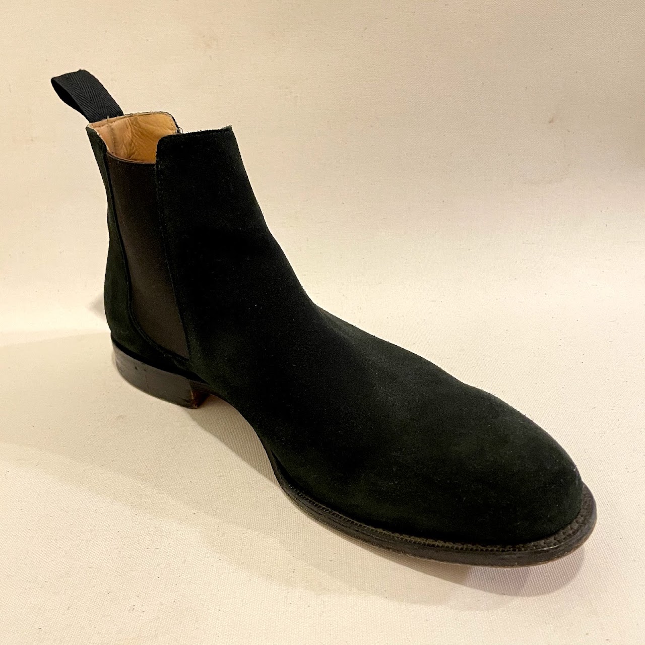 Church's Black Suede Chelsea Boots