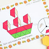 Thanksgiving Pattern Blocks Spin and Build