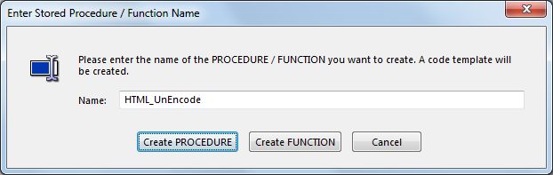 Aadir procedimiento almacenado stored procedure en servidor MySQL Server con MySQL Administrator