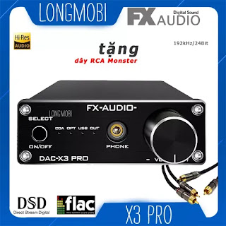 Dac nghe nhac fx audio x3 pro