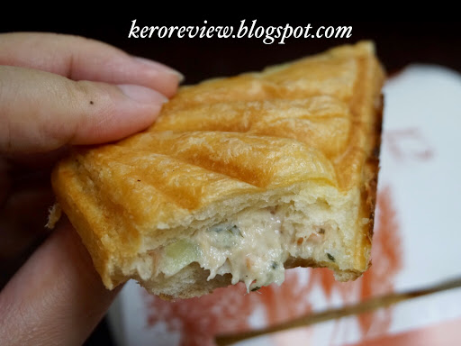 รีวิว เซเว่นเฟรช แซนวิชครัวซองค์ ทูน่าแซลมอน (CR) Review tuna salmon croissant sandwich, 7 Fresh Brand. 