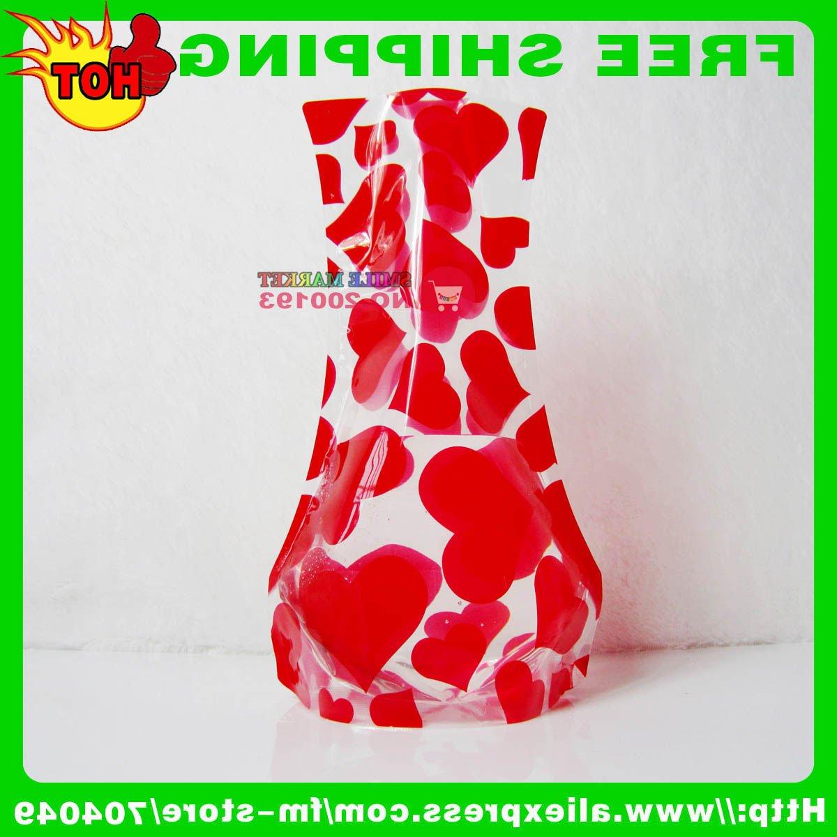 UNBREAKABLE RECYCLABLE FOLDABLE VASE INNOVATIVE WEDDING DECORATION 2011