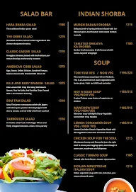 Cafe After Hours menu 1