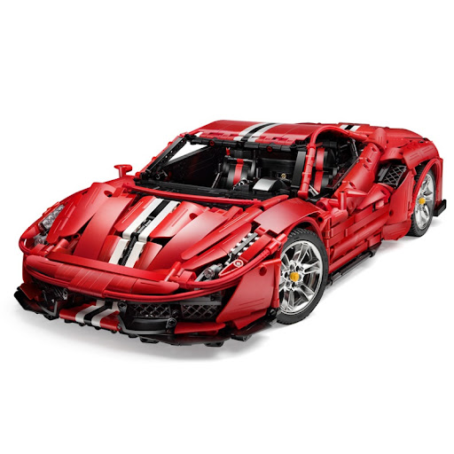 Title 1, Assembled Building Blocks Sports Car Remote Con...