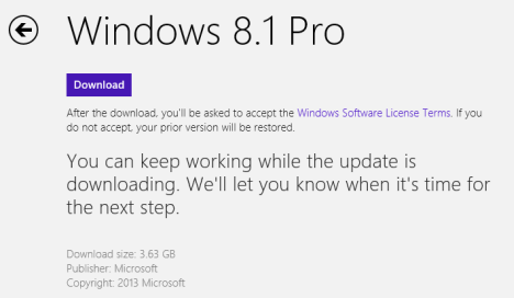 Windows 8.1、アップグレード、Windowsストア、Windows 8