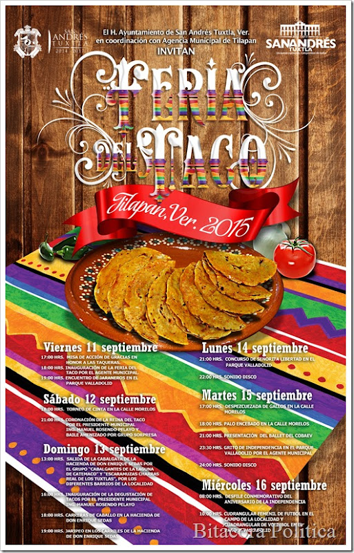 Poster Feria del Taco2 2015