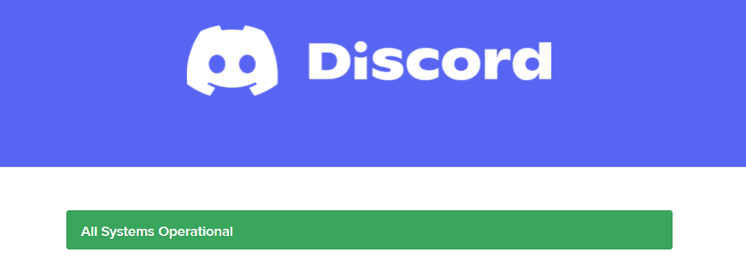 디스코드 서버 상태.  Windows 10에서 Discord 카메라가 작동하지 않는 문제를 해결하는 방법