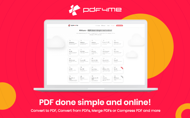 Screenshot of PDF4me – Edit, Merge, Compress and Convert PDF