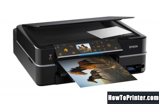 Reset Epson TX720WD printer with Resetter program