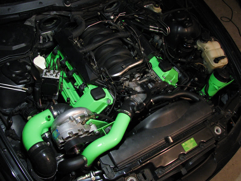 E38 FS 3 Pairs of Powdercoated Valve covers for M62 Engines