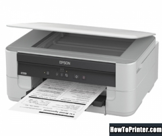 Reset Epson K200 printer by Epson reset software