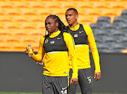 Siphiwe Tshabalala and Ryan Moon   of Kaizer Chiefs.