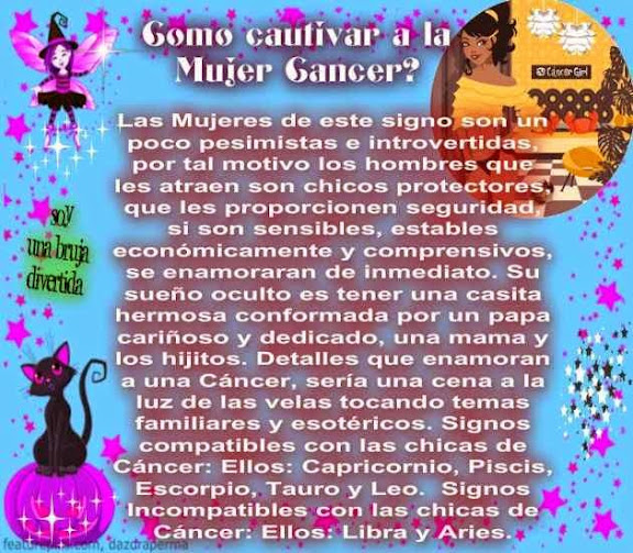 Como conquistar una mujer signo cancer