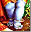 [Krishna's lotus feet]