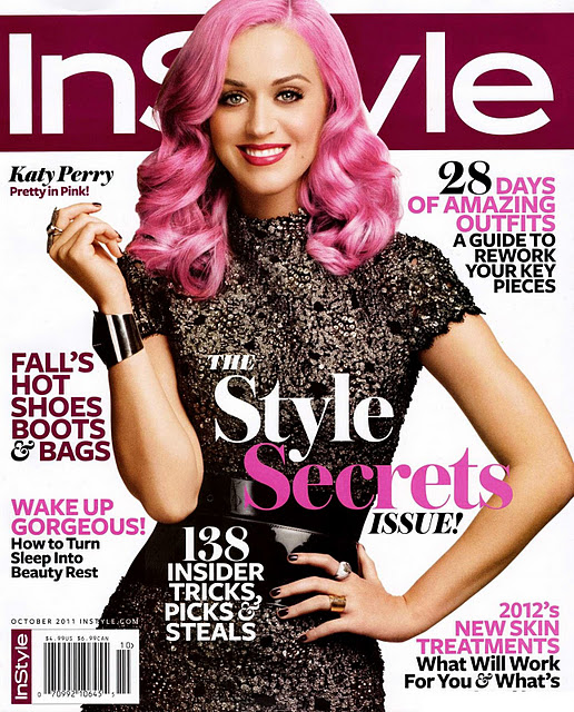 Katy Perry vintage para InStyle US (OCTUBRE 2011)