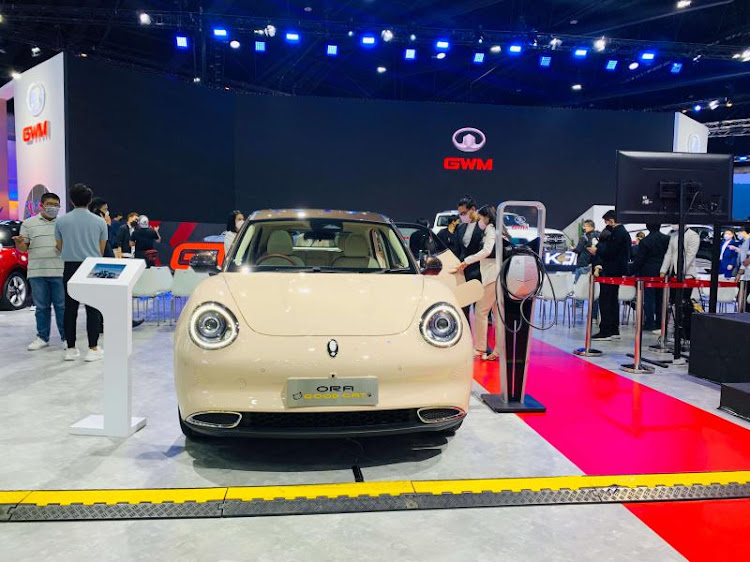 GWM's all-electric ORA Good Cat has been causing a sensation at the 2022 Bangkok International Motor Show.