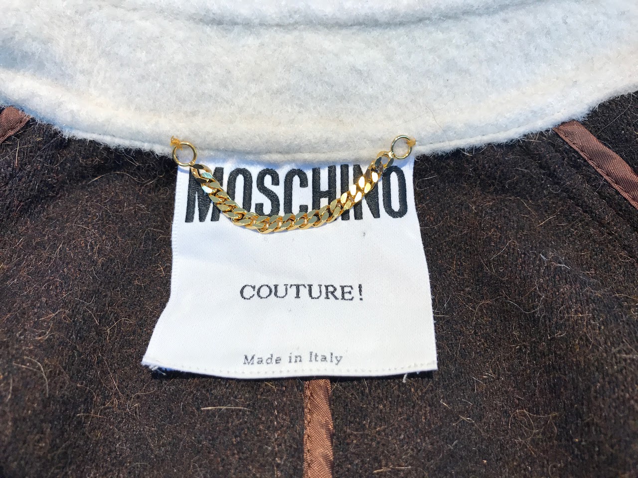 Moschino Couture Woolen Coat