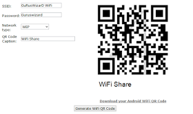 generate and download WiFi QR code