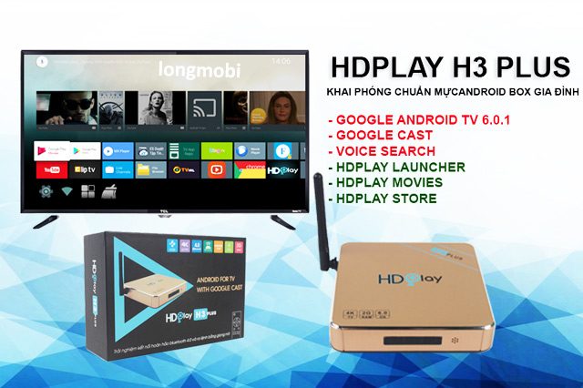Android tv box hdplay h3plus