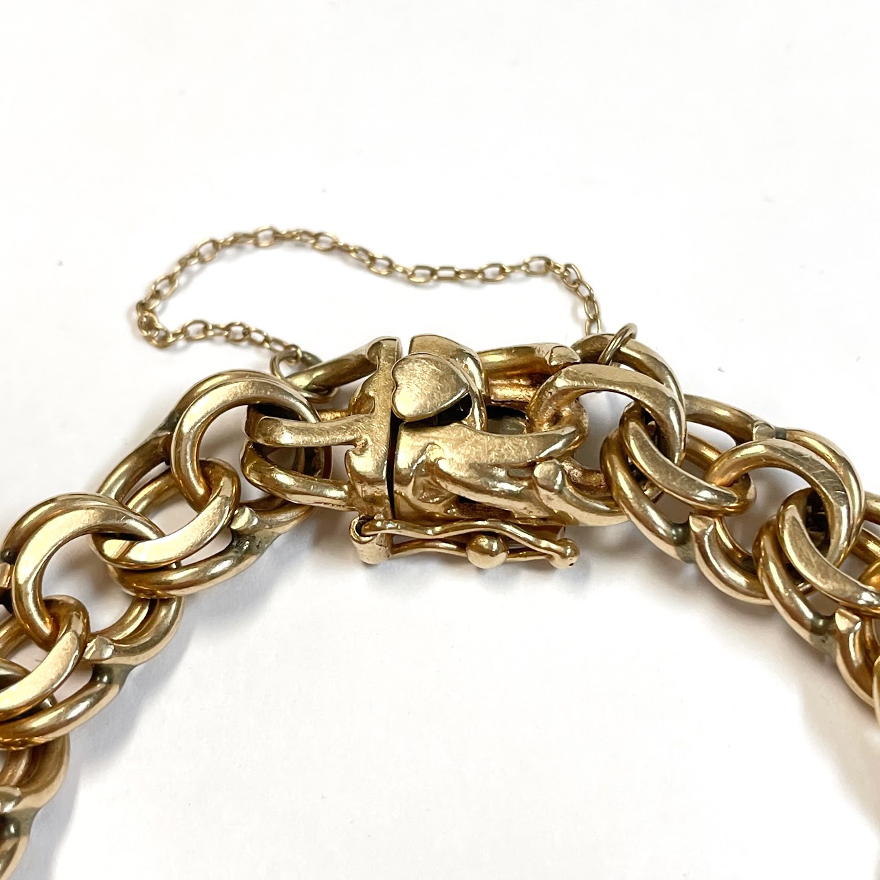 14K Gold Heavy Chain Bracelet