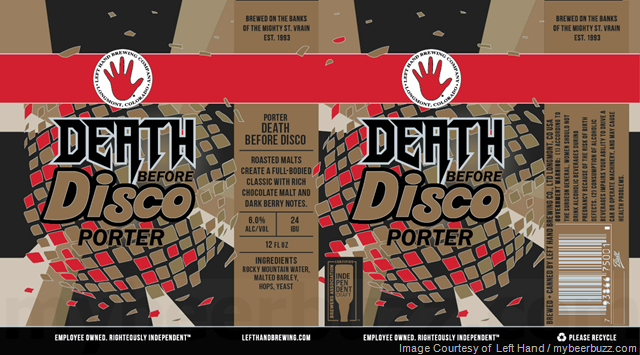 Left Hand Brewing Adding Death Before Disco Porter Cans