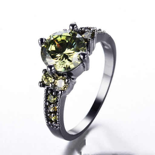 Title 5, European and American luxury fashion zircon rin...