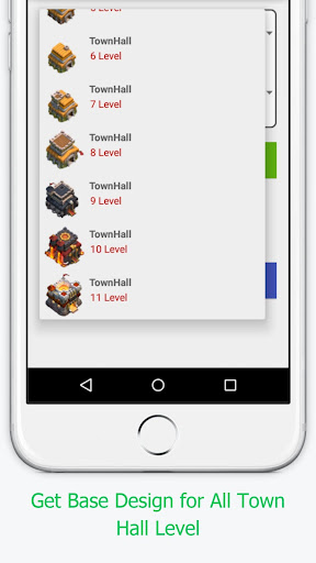 Base Clash of Clans Map Layout