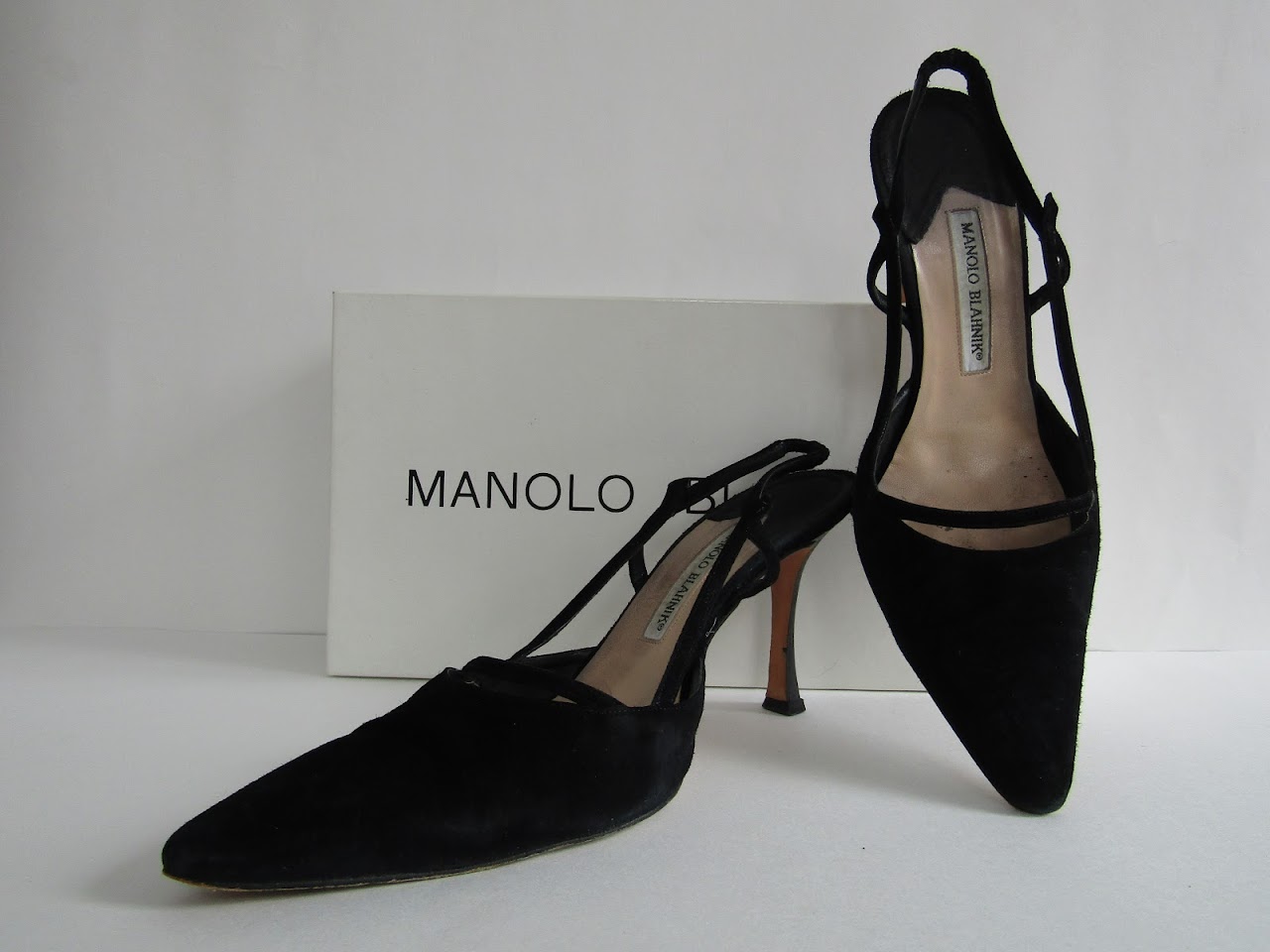 Manolo Blahnik Suede Pumps